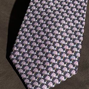 Thomas Pink 100% silk. Made in England. Tree Print